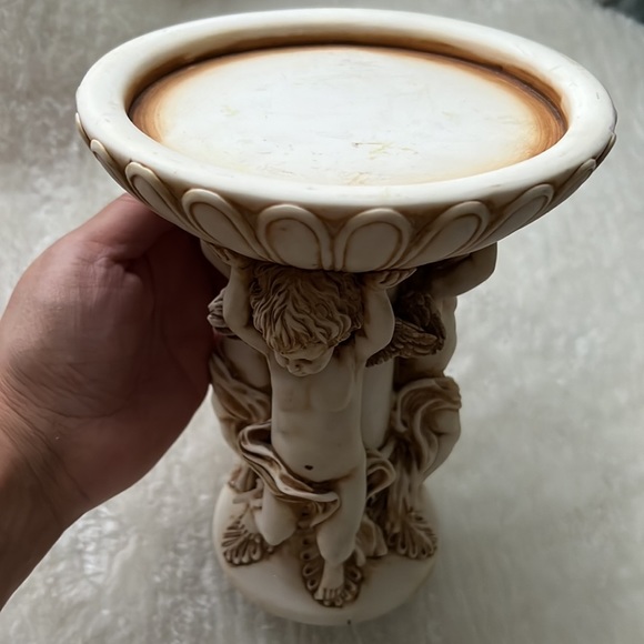 Three angel candle/plant pot holder - Picture 3 of 6